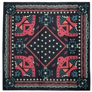 Double D Ranch Wear NEW "Rainbird Night" Thunderbird Phoenix West Scarf Bandana